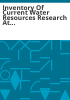 Inventory_of_current_water_resources_research_at_Colorado_State_University