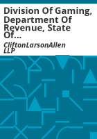 Division_of_Gaming__Department_of_Revenue__State_of_Colorado_financial_statements_and_independent_auditors__report__June_30__2013_and_2012